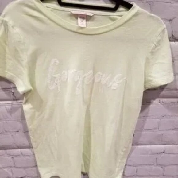 VICTORIA'S SECRET sleep shirt with gorgeous spelled out in sequins - Picture 1 of 2